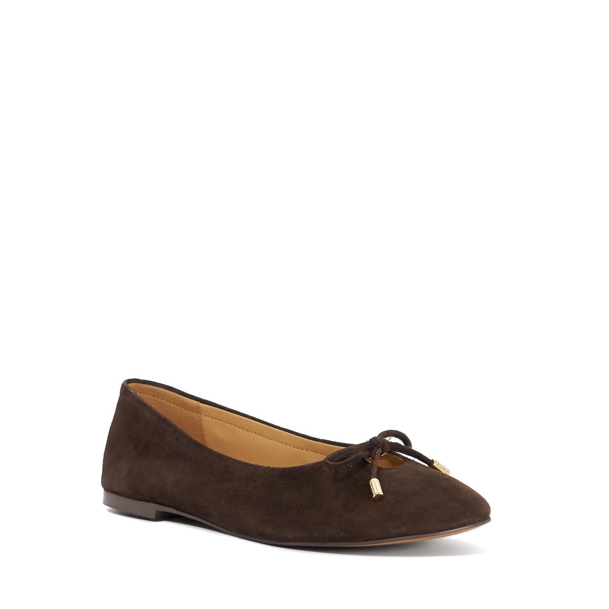 Ballerines en cuir ajourées - HALI brown-suede, DUNE LONDON