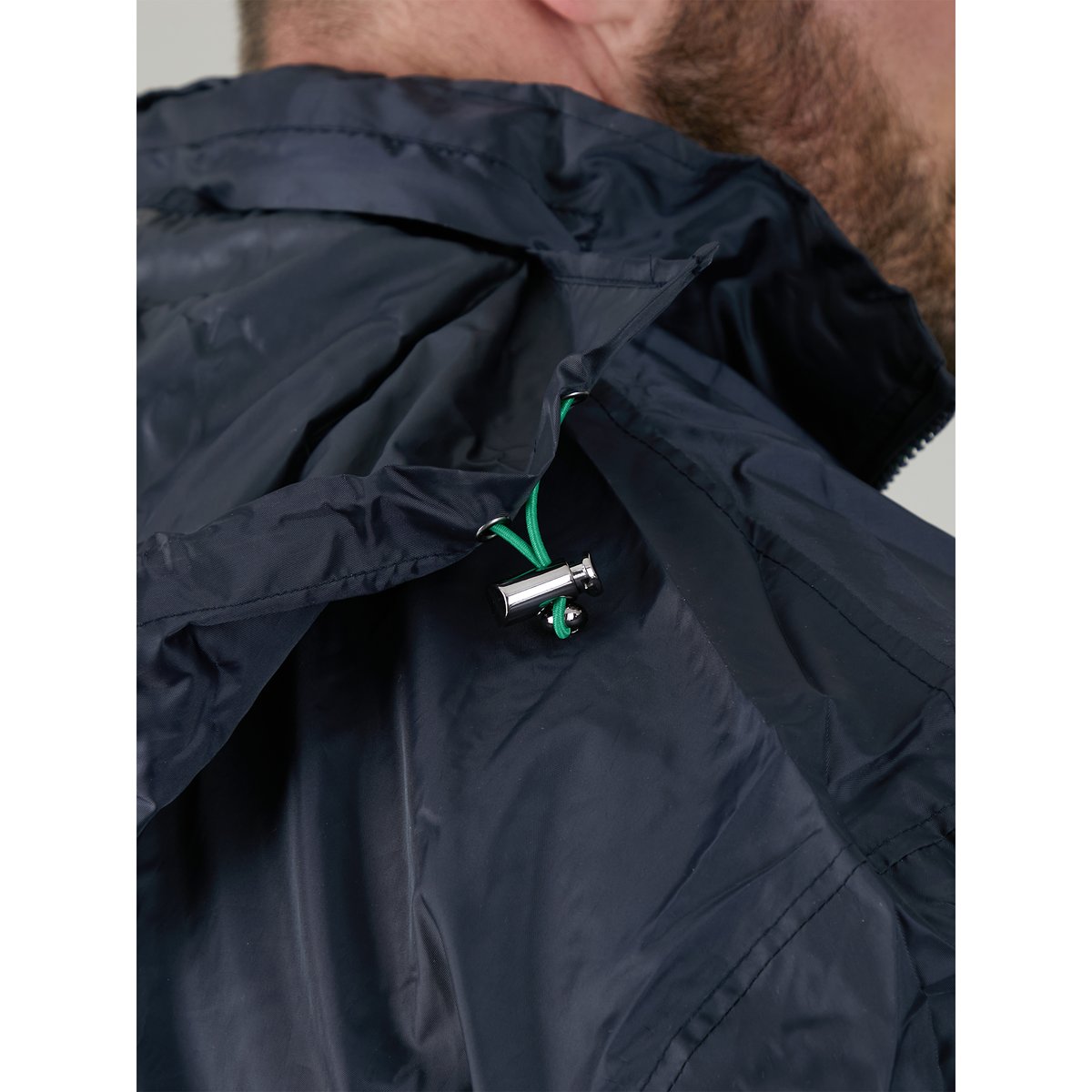 Veste Impermeable uni grande taille ZAC bleu marine, DUKE