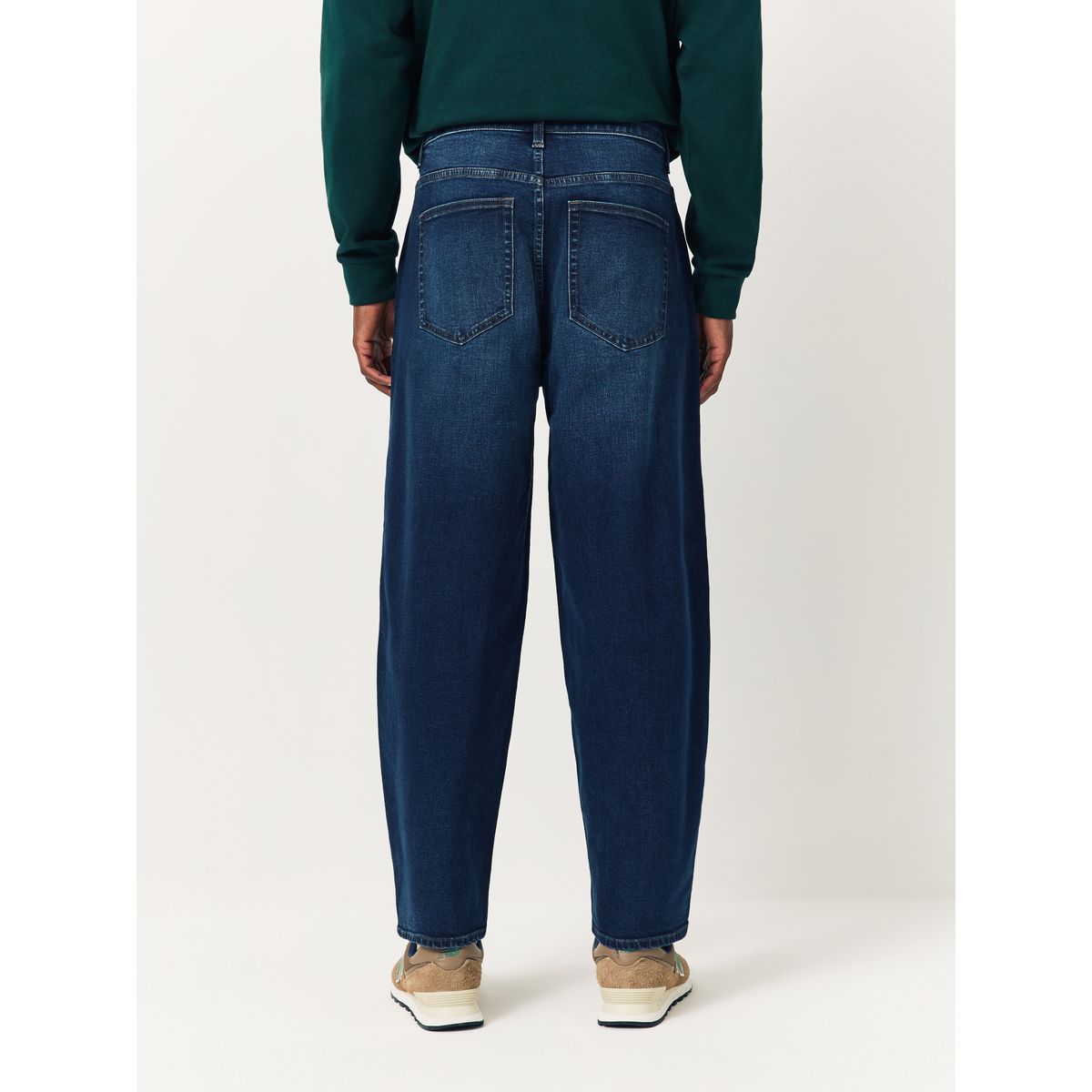 Jean stretch coupe large classique bleu, NEXT