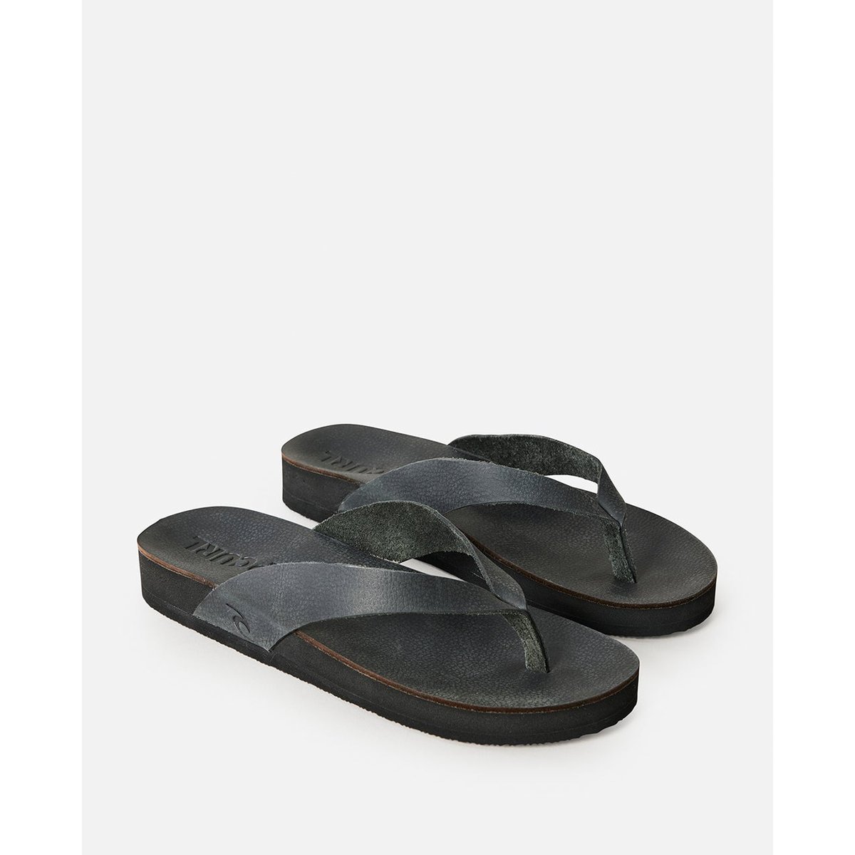 Sandales Ouvertes en Cuir Bloom Freedom noir, RIP CURL