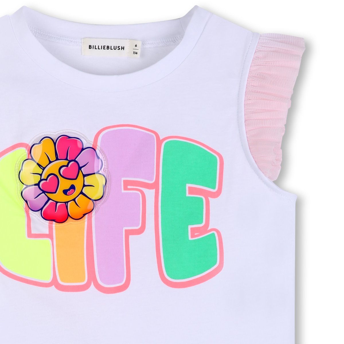 Tee-shirt manches courtes blanc, BILLIEBLUSH