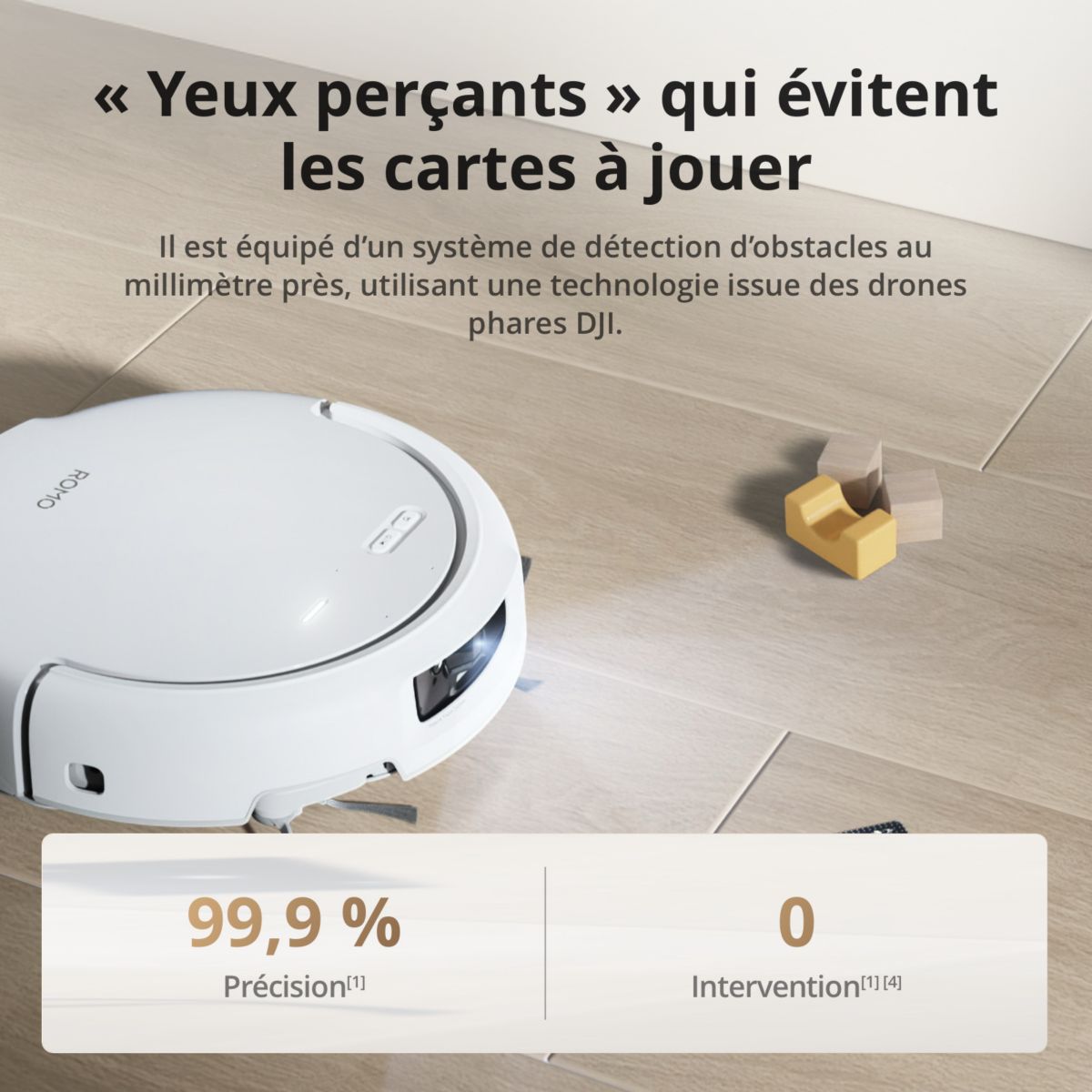 Robot Aspirateur Laveur Romo S couleur unique, DJI