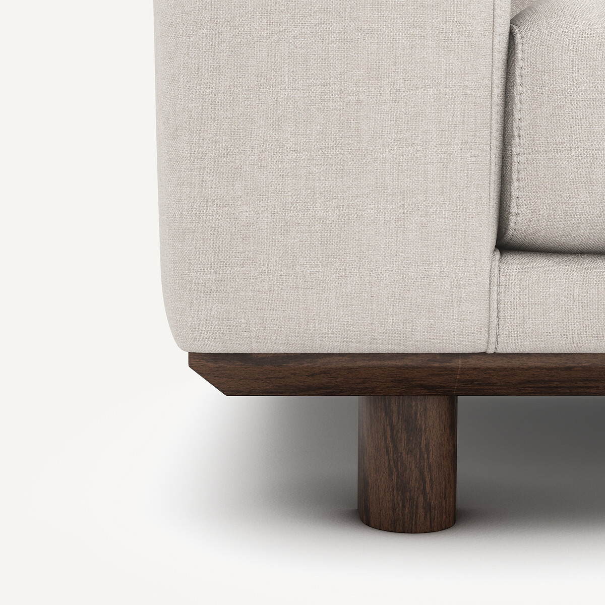 3- oder 4-Sitzer-Sofa, aus Baumwolle und Leinen, CEREA beige, AM.PM