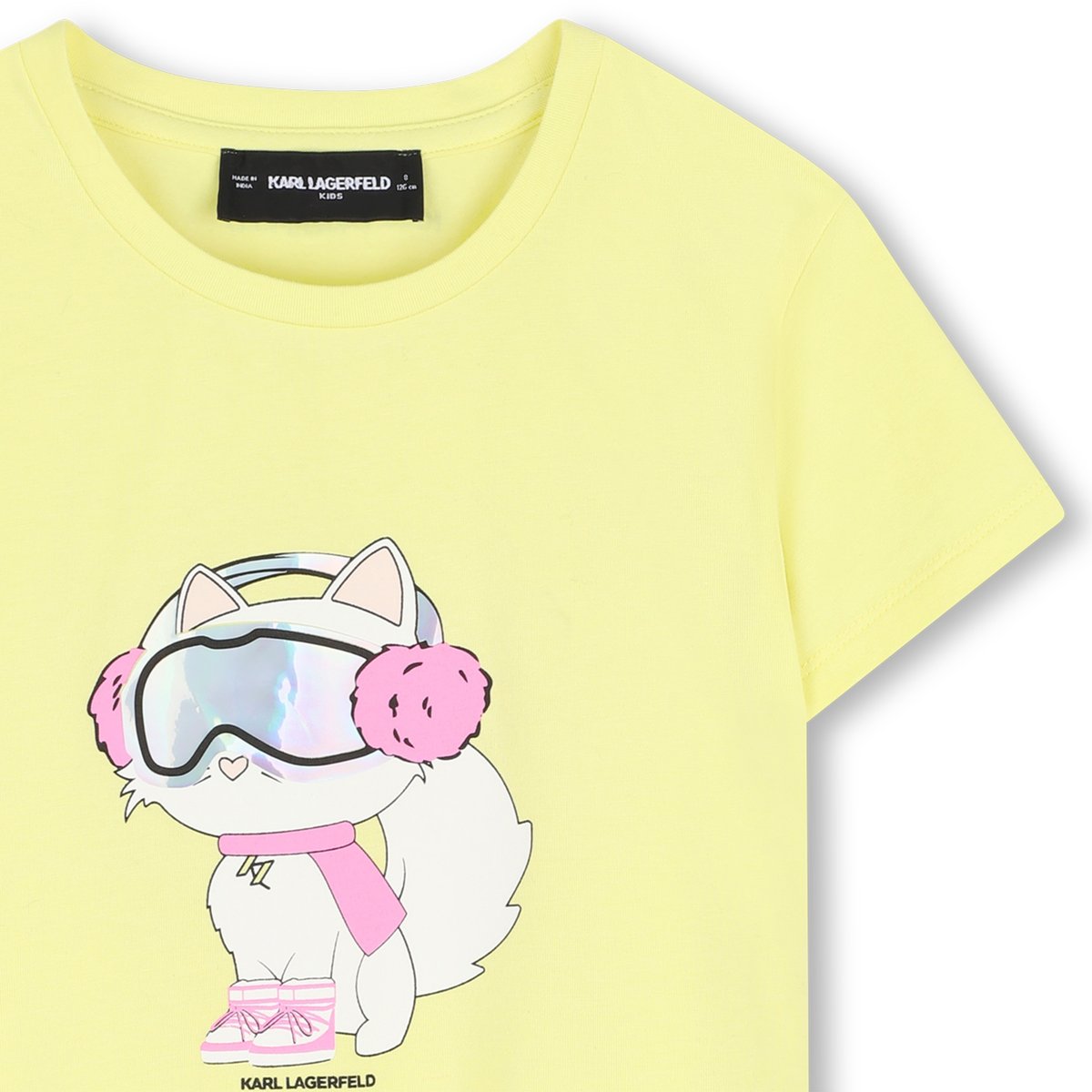 Tee-shirt manches courtes primevere, KARL LAGERFELD KIDS