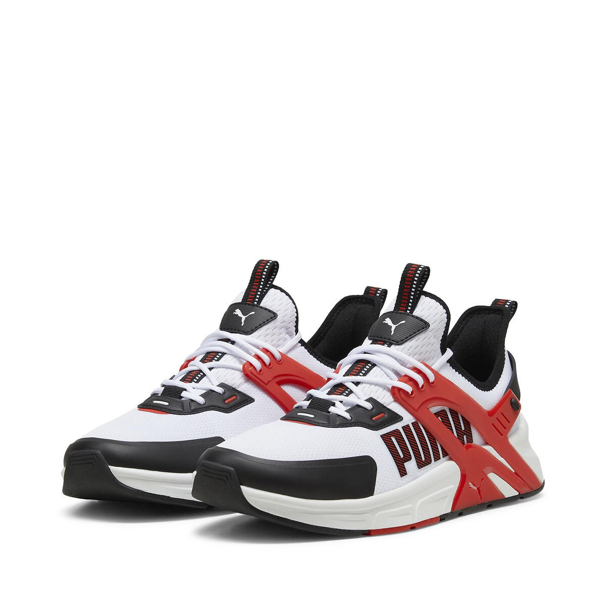 Baskets Pacer+ blanc/rouge/noir, PUMA