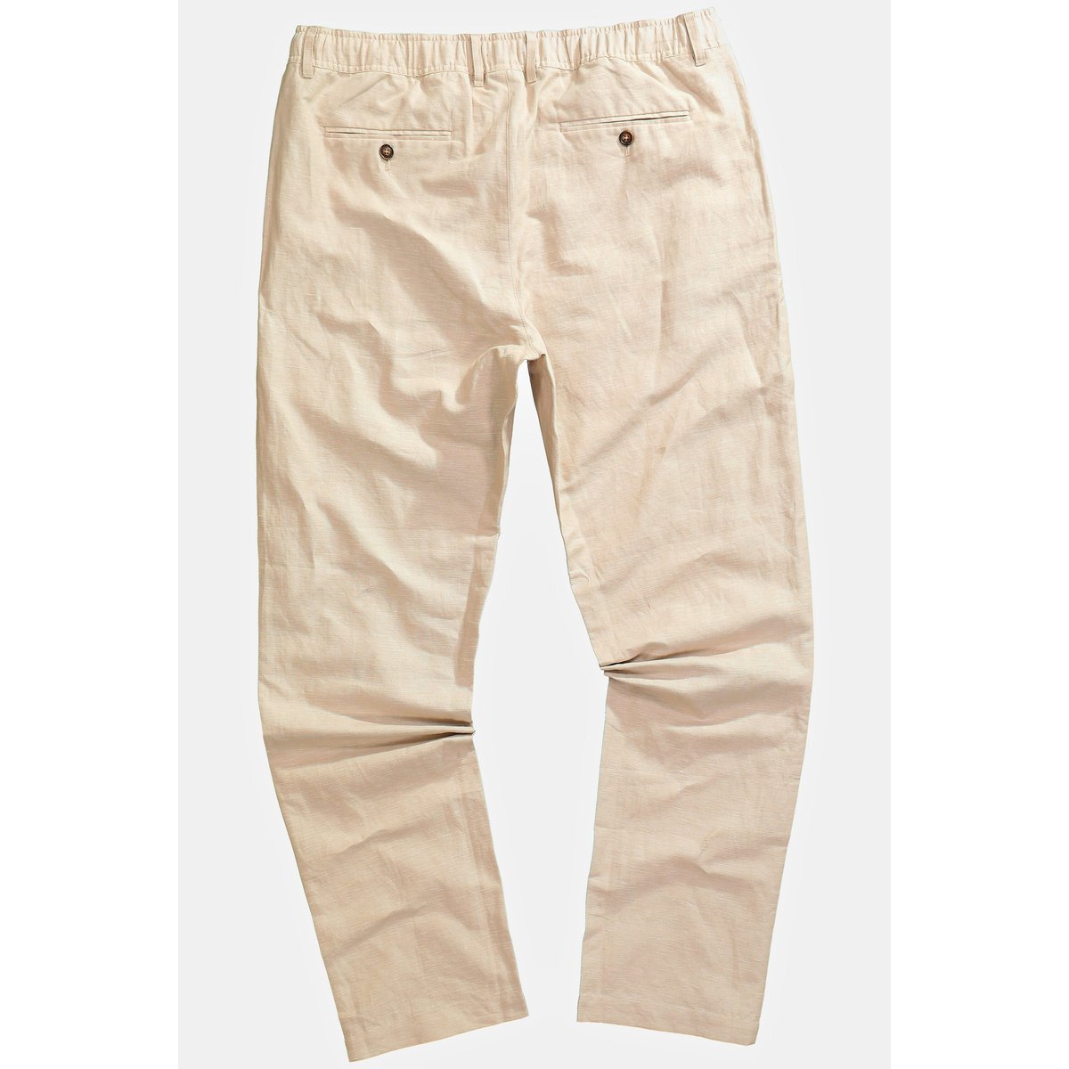 Pantalon Kos en lin mélangé gris de sable, JP1880