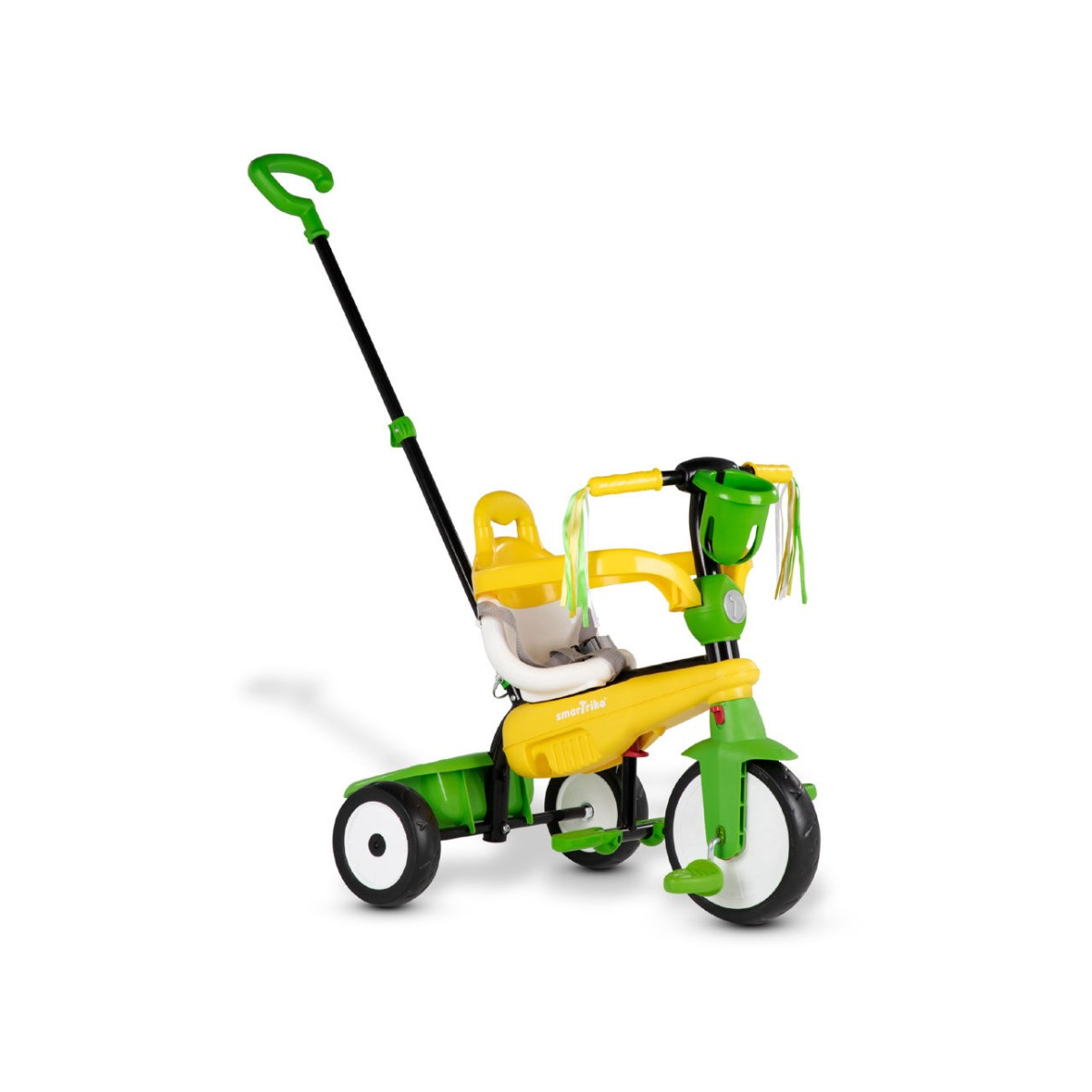 Tricycle Breeze jaune vert evolutif couleur unique, SMARTRIKE