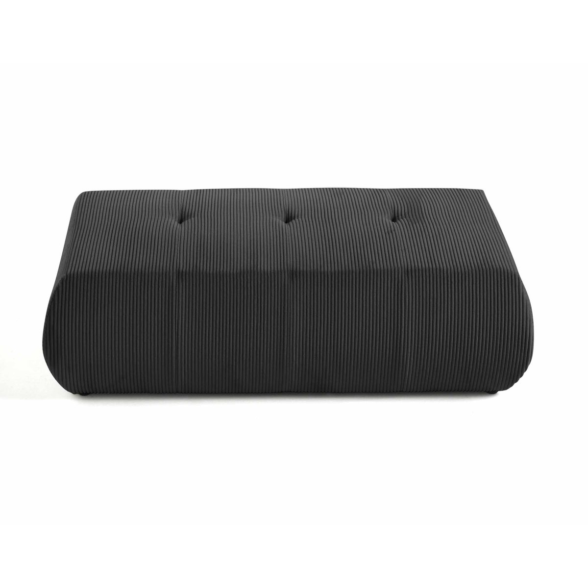 Pouf - ONYX gris foncé, BEST MOBILIER