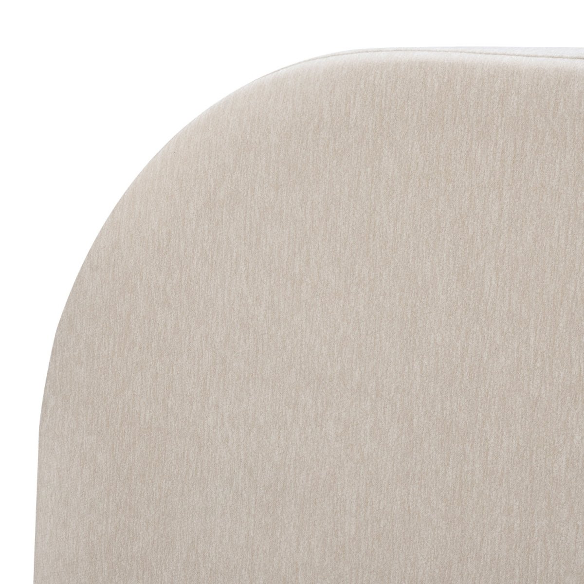 Tête de lit compressée en tissu demi-lune L 180 cm- WAYNE beige, DRAWER