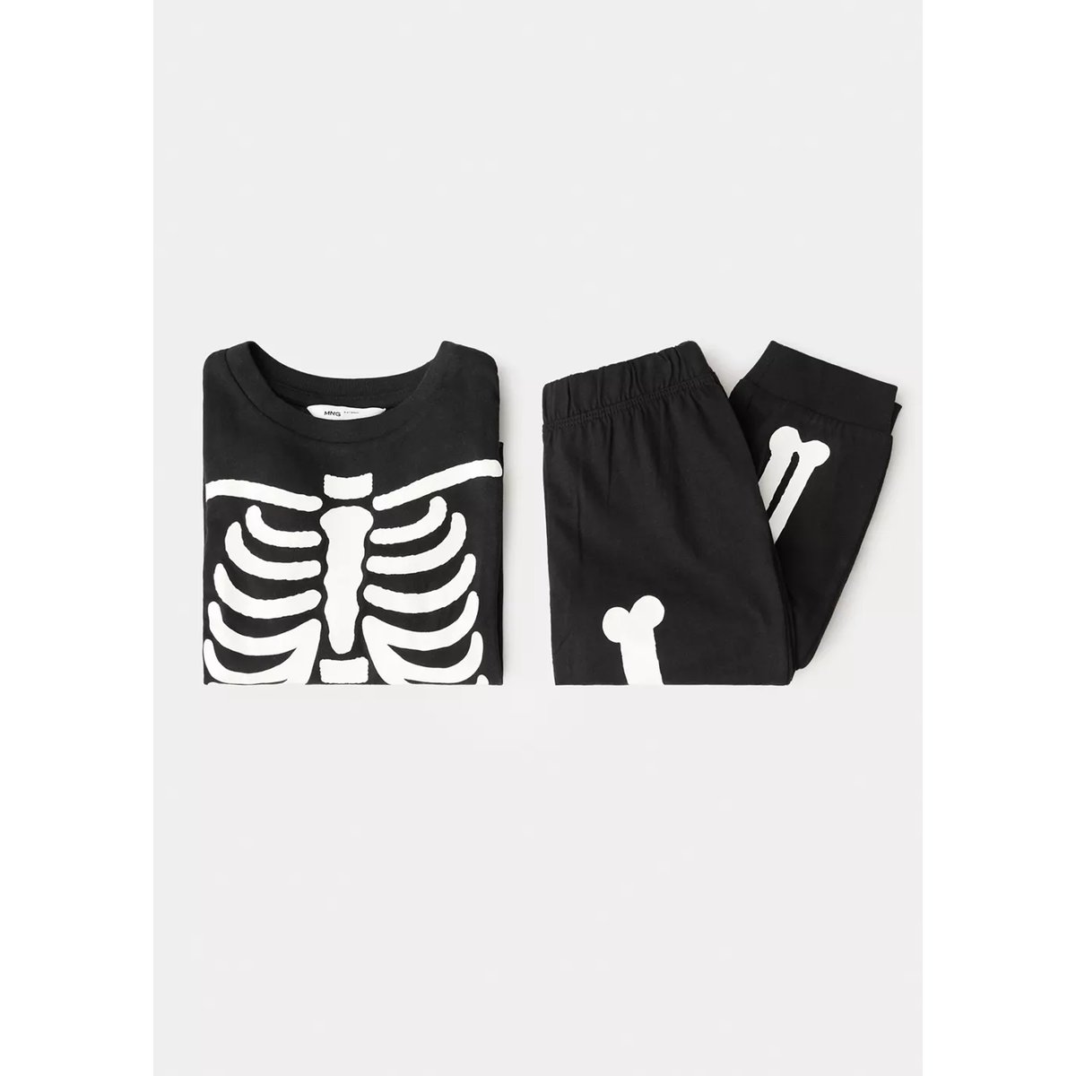 Pyjama squelette phosphorescent noir, MANGO BABY