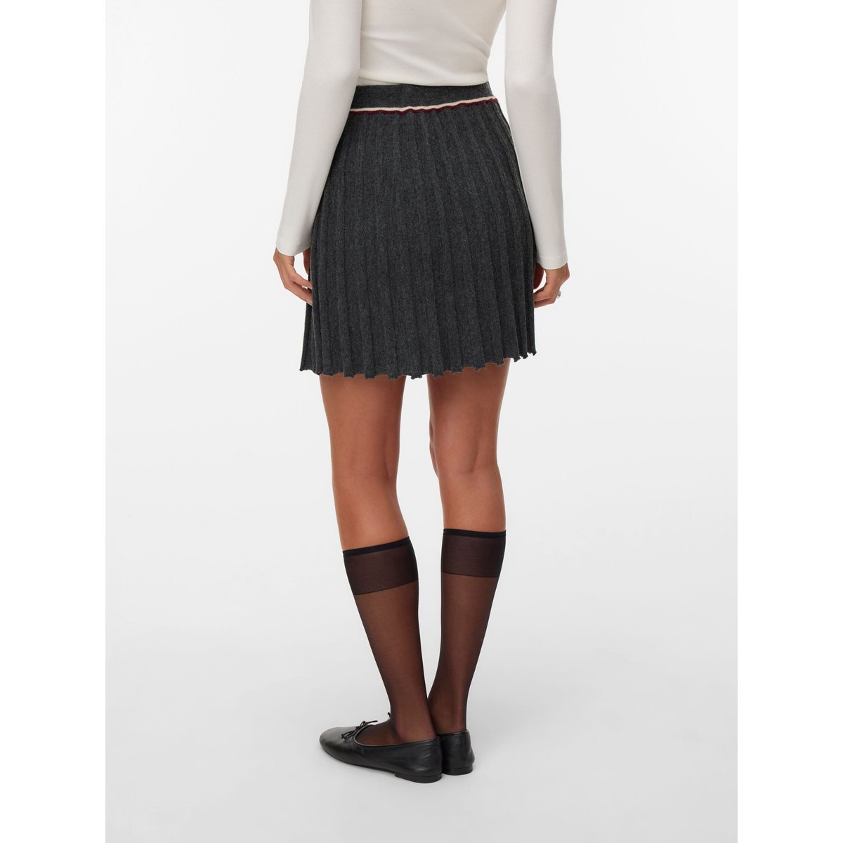 Jupe En Maille dark grey melange 1, VERO MODA