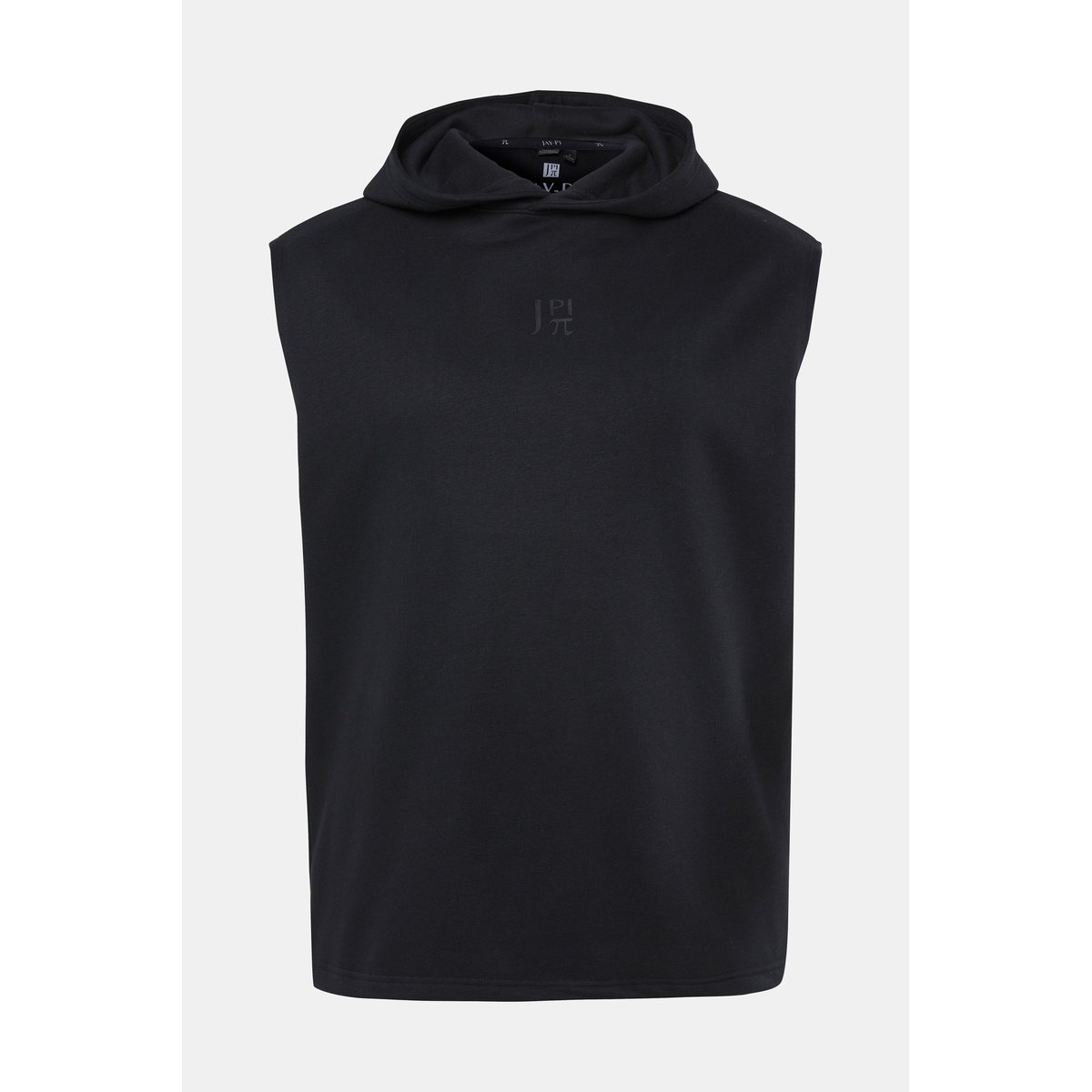 Sweat-shirt t à capuche sans manches noir, JP1880