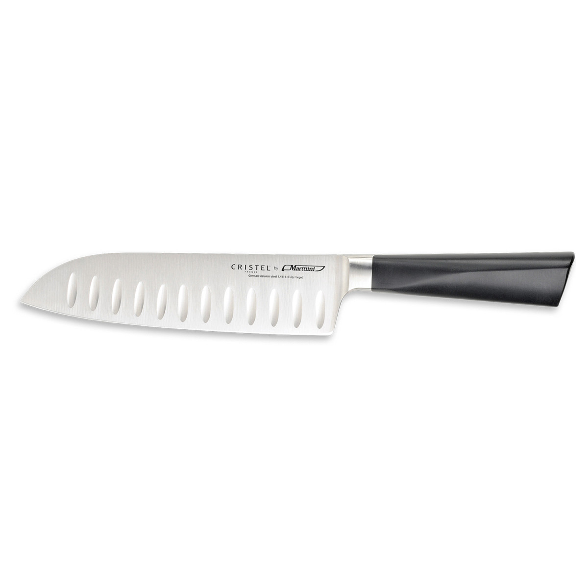 Couteau Santoku MARTTIINI coloris unique, CRISTEL