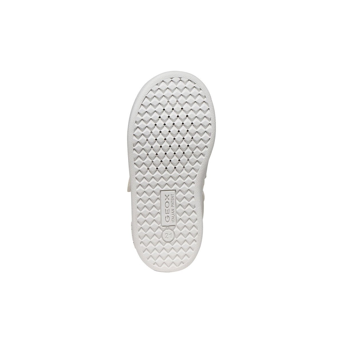 Zapatillas deportivas transpirables con velcro ECLYPER blanco/lila, GEOX