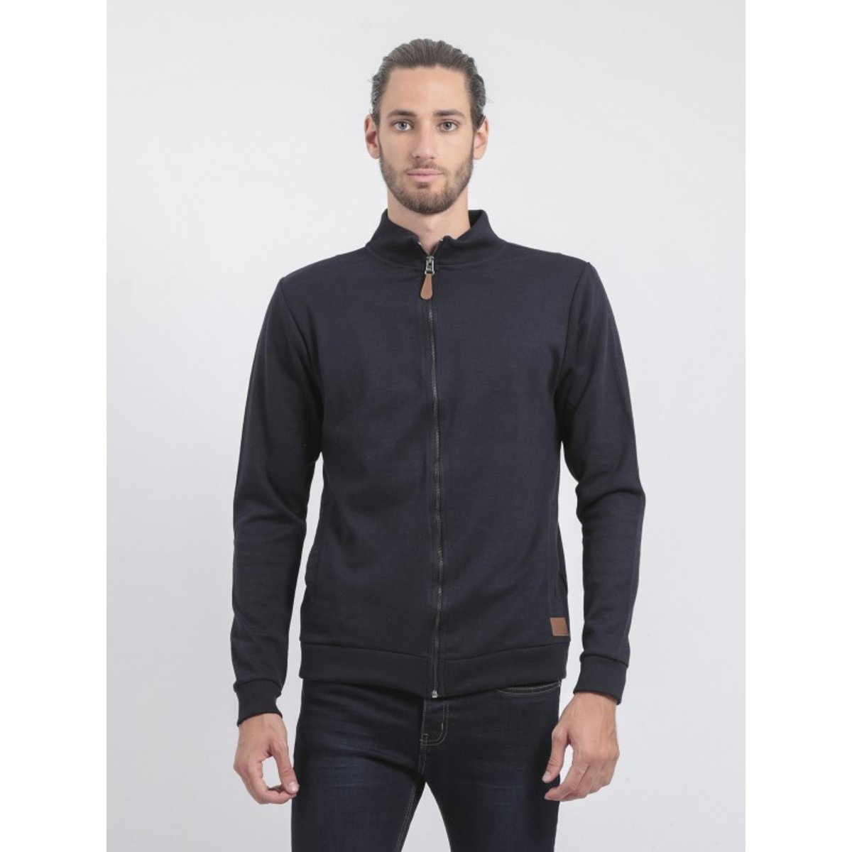 Gilet Zippé Col Montant Wits noir, RITCHIE