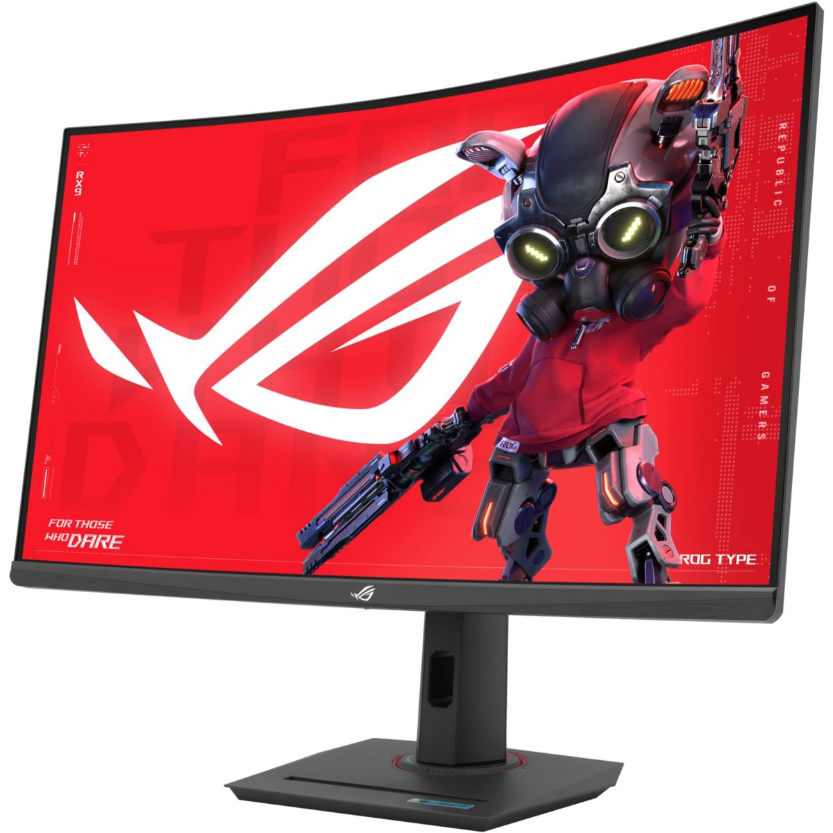 Ecran PC Gamer ROG XG32WCMS 32" Incurvé 1500R QHD 280Hz Fast VA HDR 400 HDMI 2.1 Adaptive-Sync couleur unique, ASUS