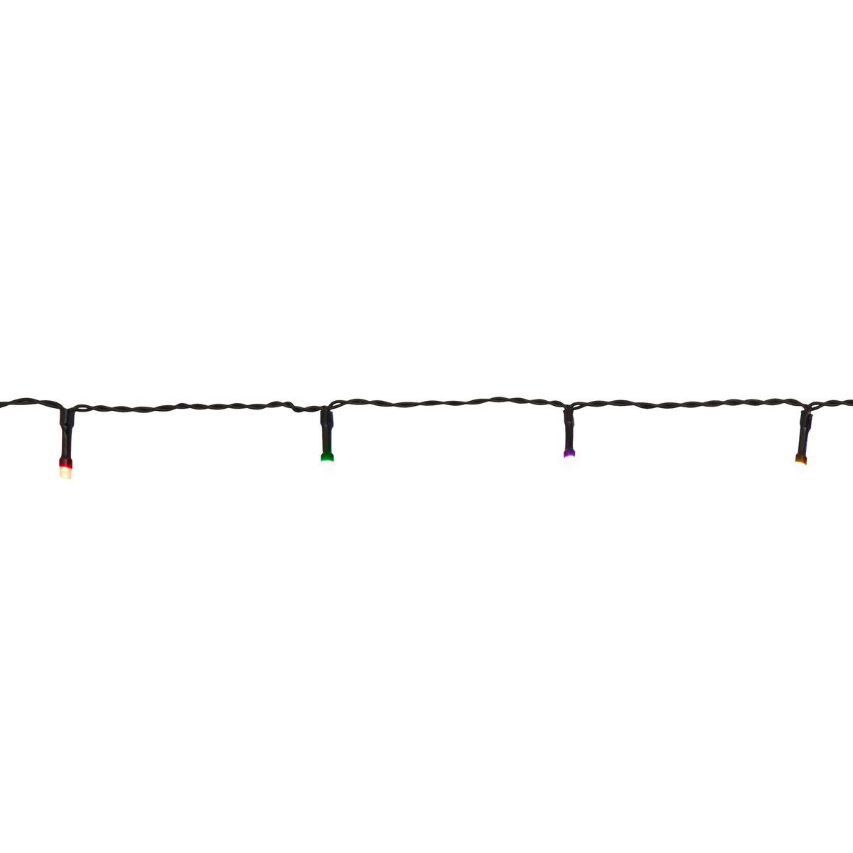 Guirlande lumineuse d'extérieur 10 m 100 LED changement de couleur 8 fonctions avec télécommande et minuteur sur secteur multicolore, FEERIC LIGHTS & CHRISTMAS