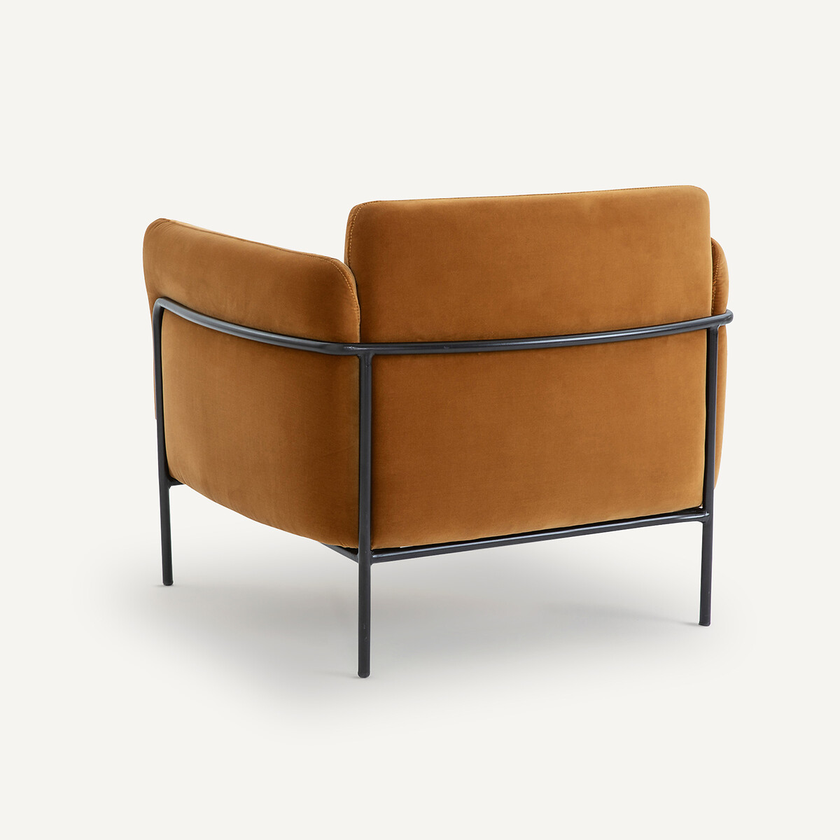Fauteuil velours, Alistair caramel, AM.PM