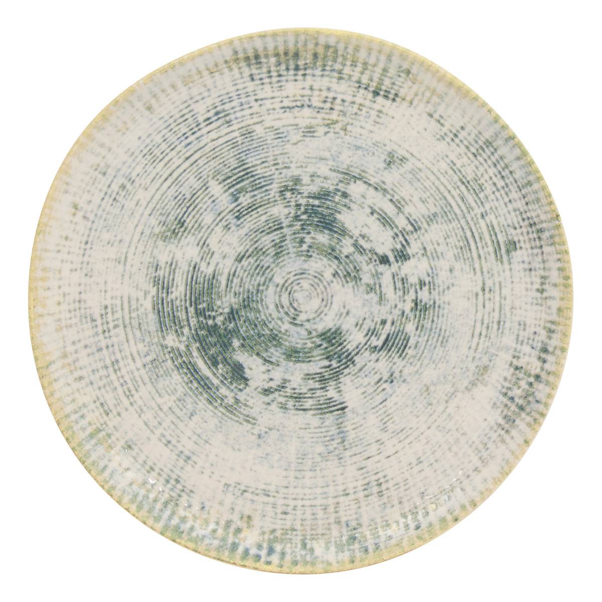 Assiette dessert D20cm ARIANE vert, ATMOSPHERA