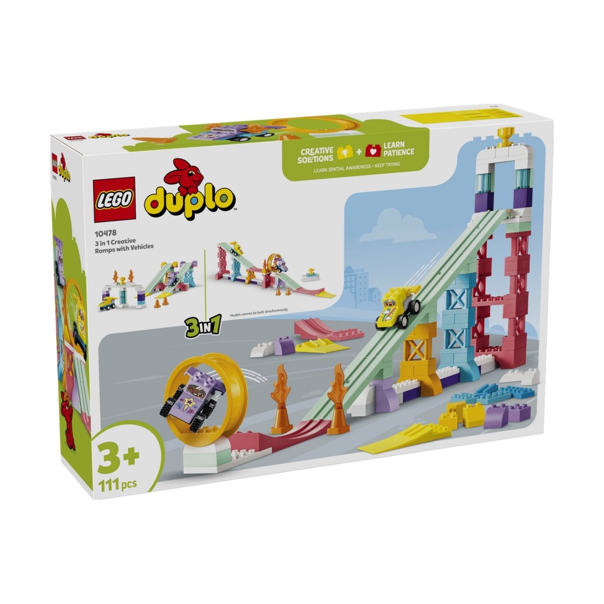 Rampes créatives 3-en-1 avec véhicules multicolore, LEGO