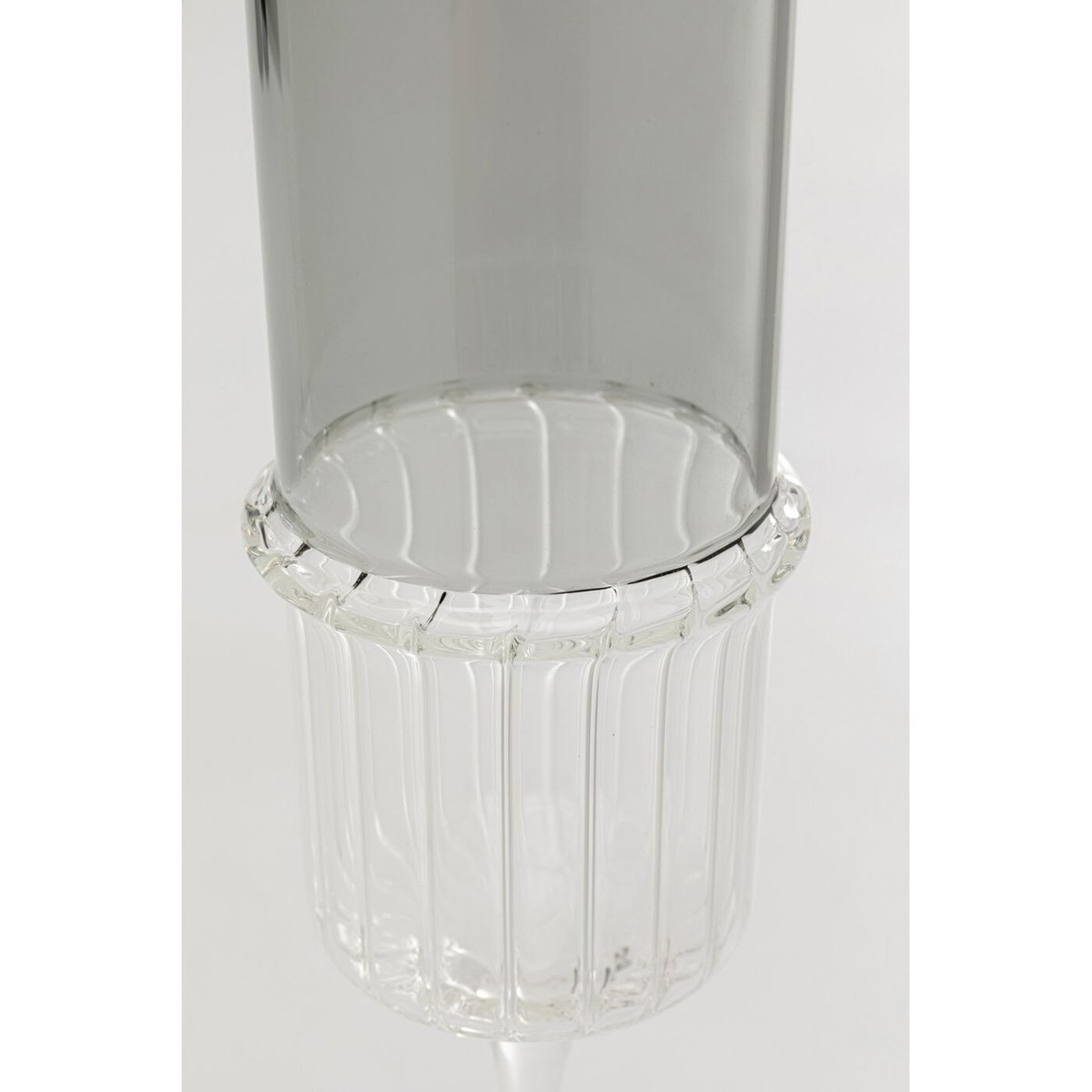 Lot de 4 flûtes à champagne, NOELLE gris, KARE DESIGN