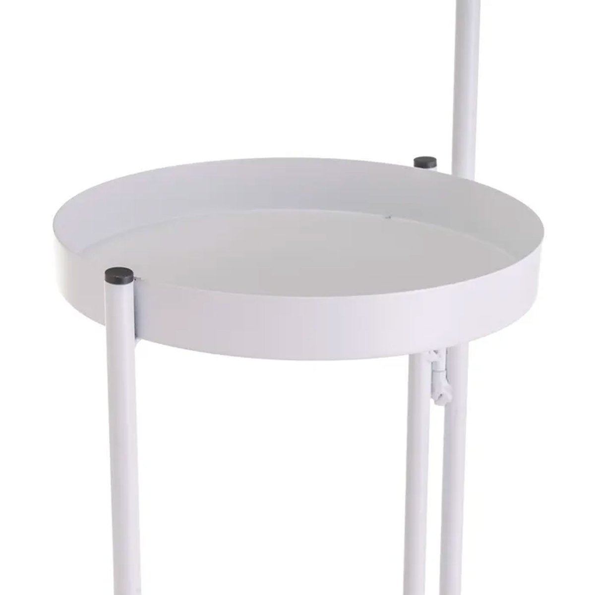 Support pot plante triple articulé métal blanc 60x19x60cm blanc, WADIGA