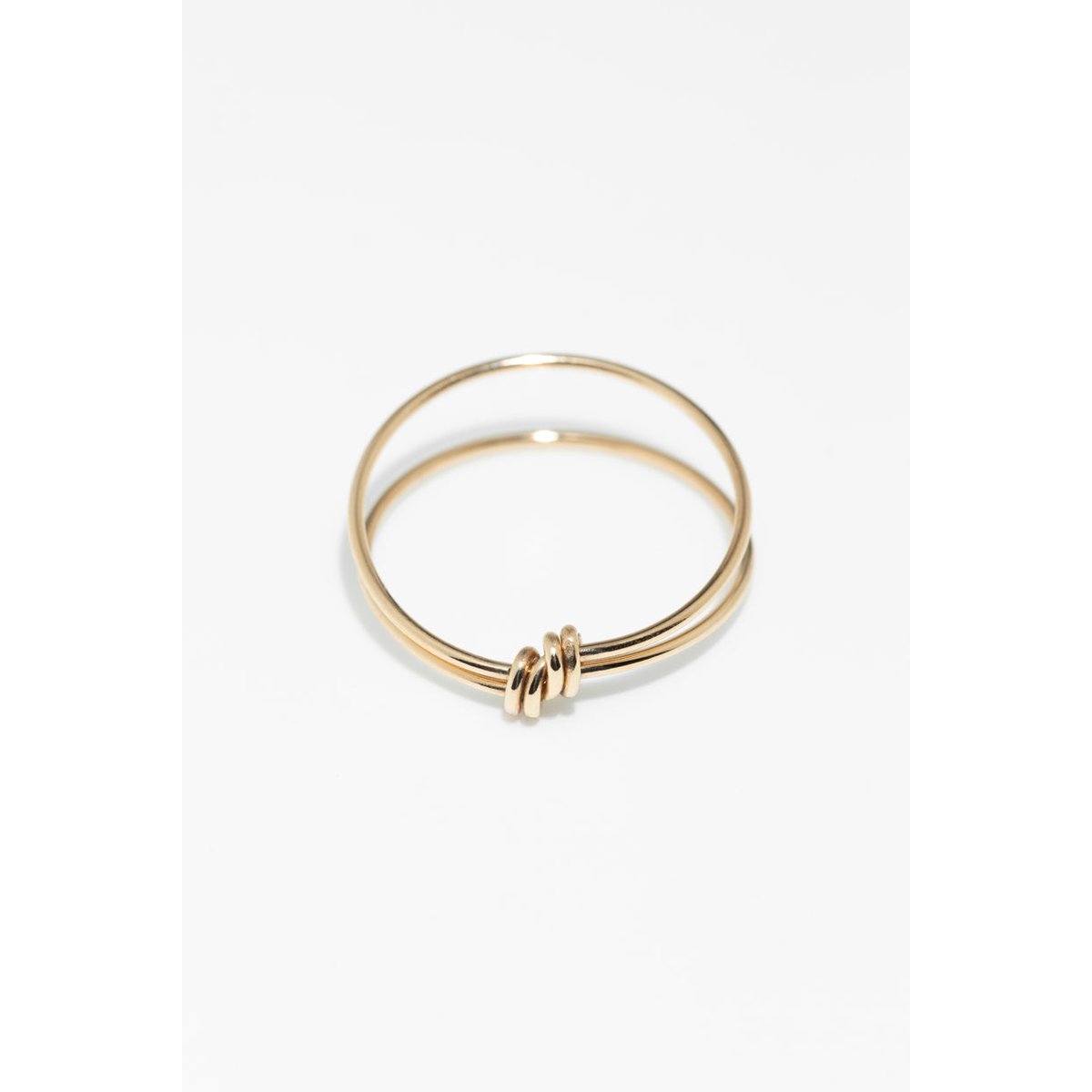 Bague Ananta double - Or 750‰ or, YAY PARIS