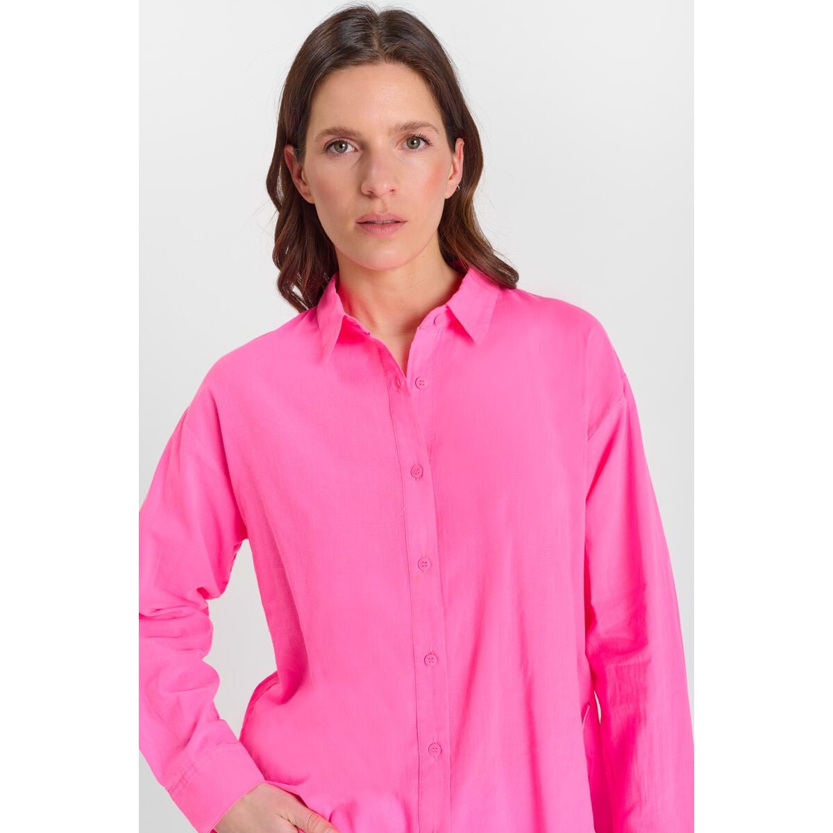 Chemise MIMITA pink fluo, LE TEMPS DES CERISES