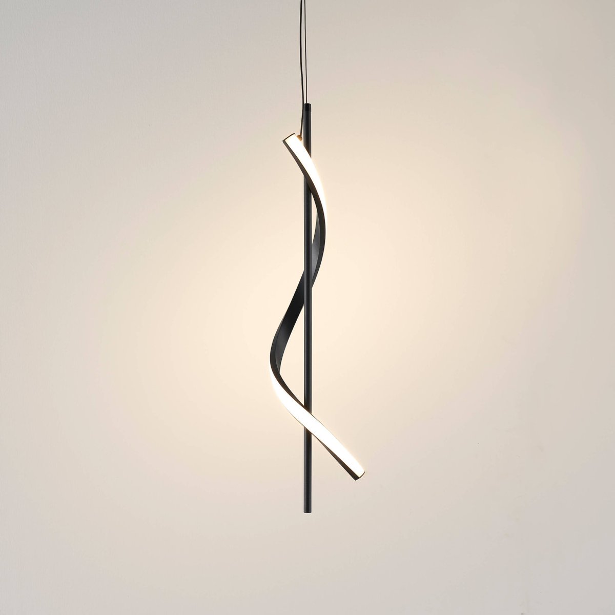Suspension dimmable en spirale - LYBELLA noir, KOSILUM
