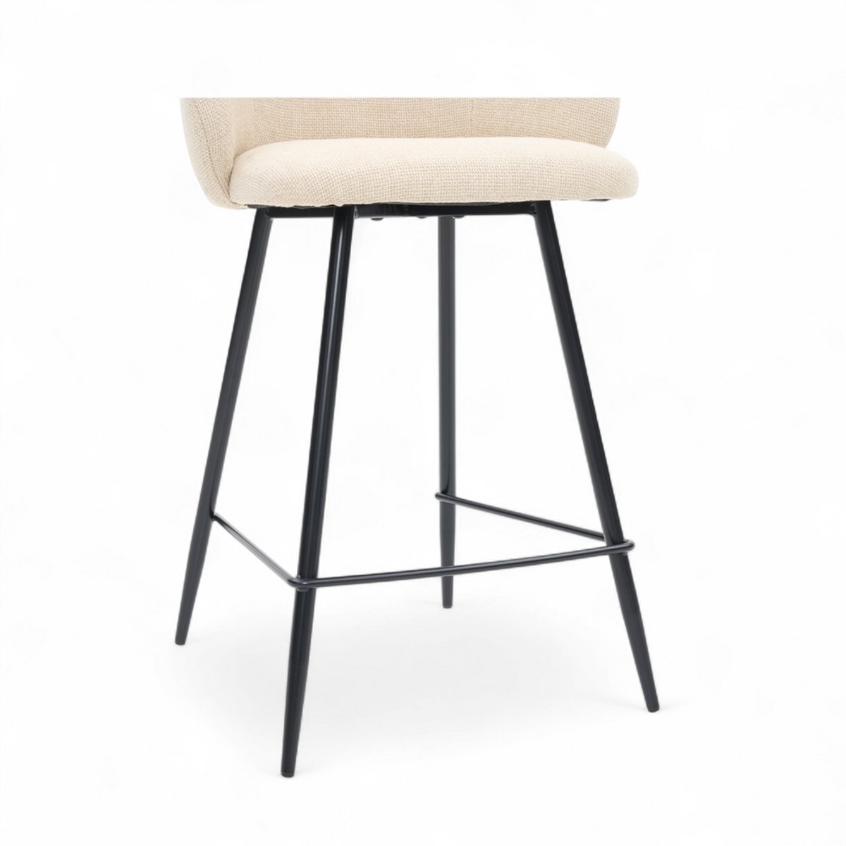Chaise snack tissu ecru, ZAGO