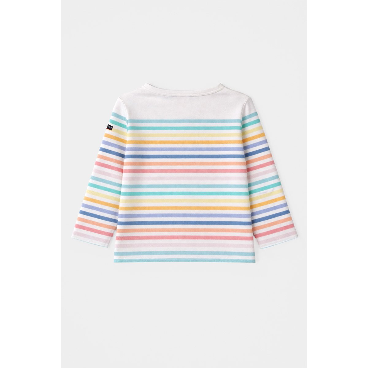 Marinière 10 couleurs Kids - coton léger multicol granit rose blanc, ARMOR-LUX