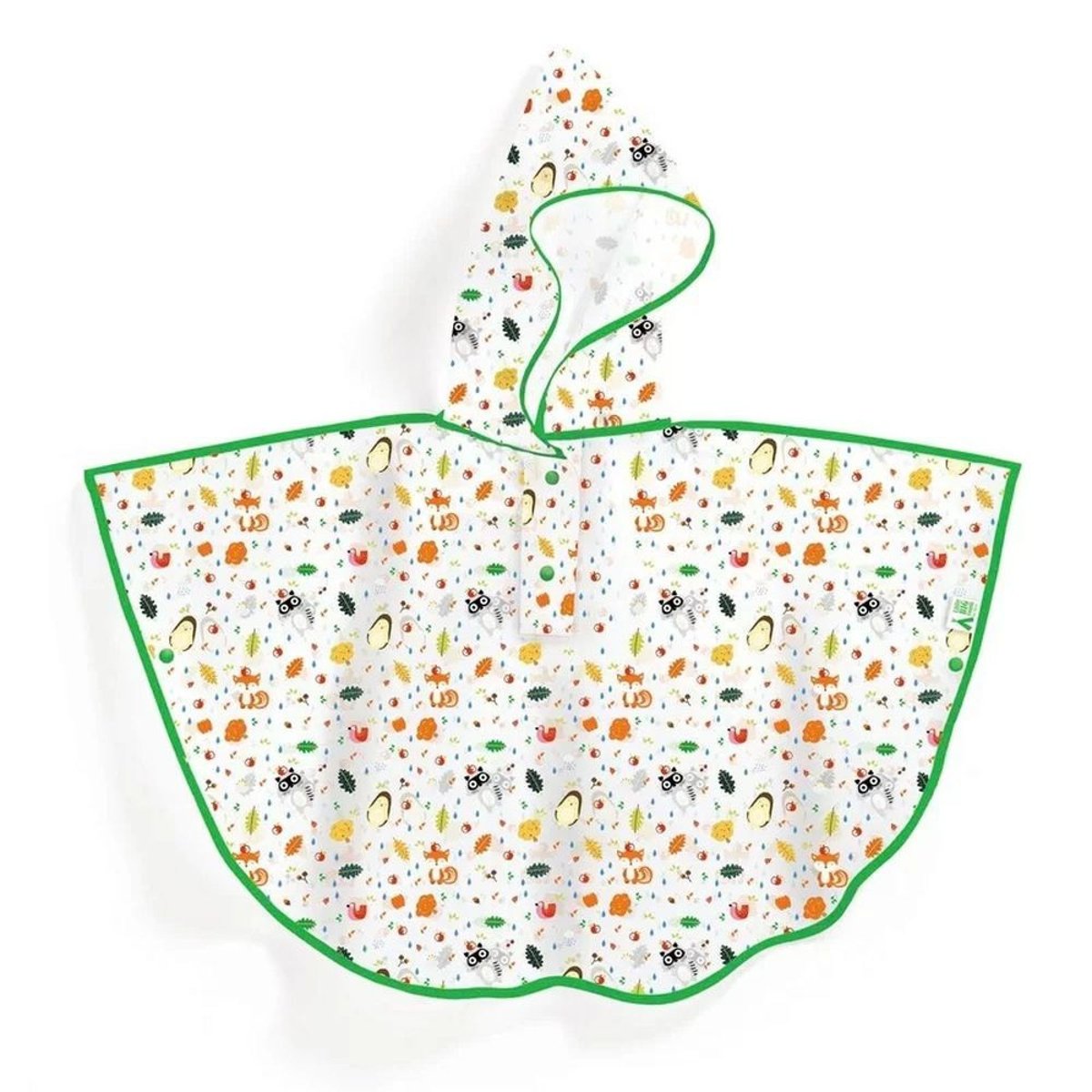 Cape de pluie pour enfants Sous le bois multicolore, DJECO