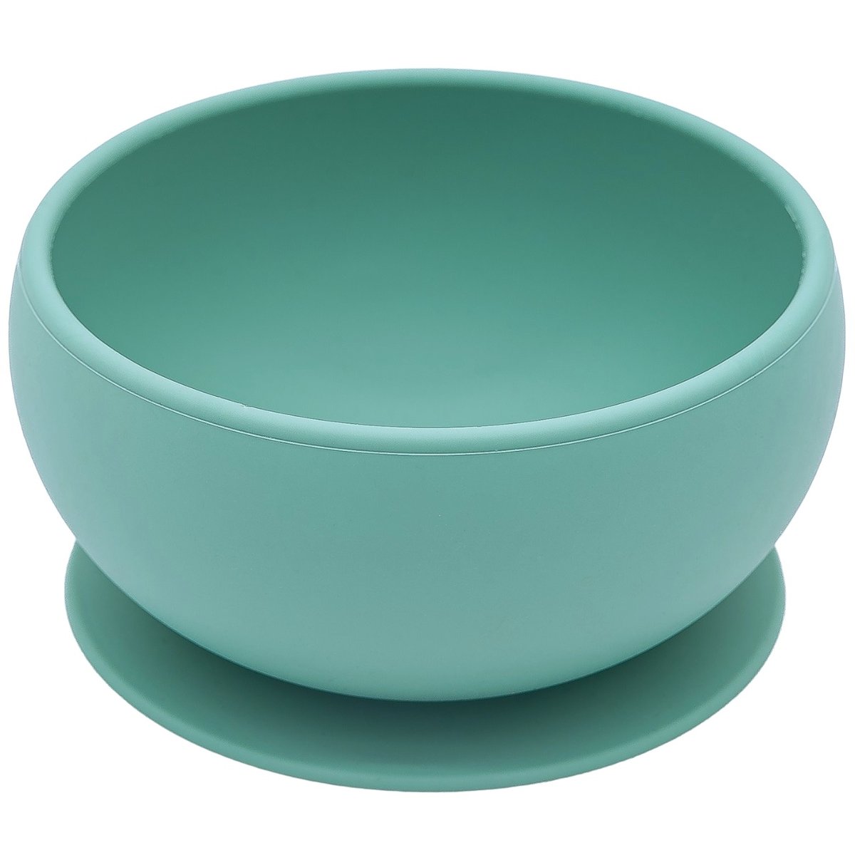 Bol en silicone avec ventouse ANIMAUX menthe, SASSI