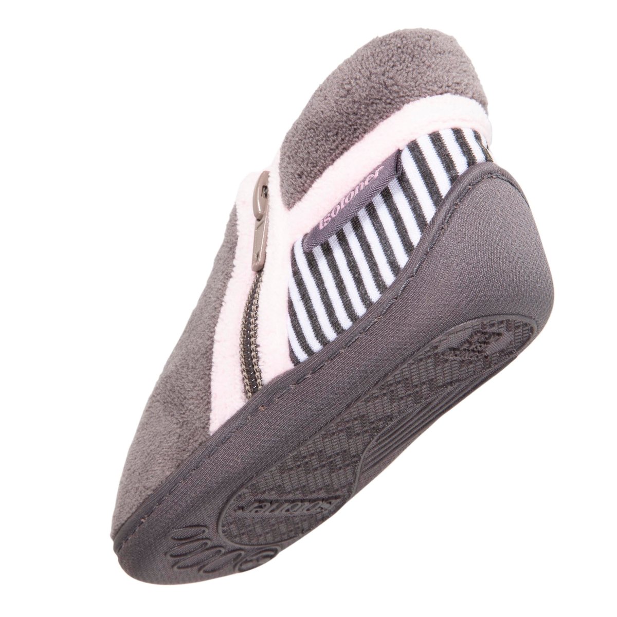 Chaussons Bottillons gris, ISOTONER
