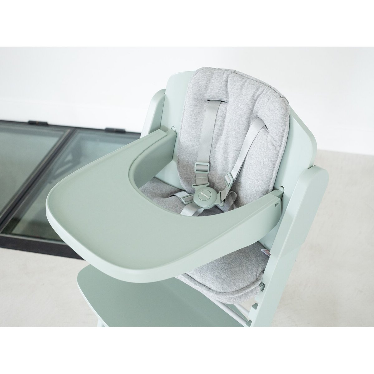Coussin pour chaise haute gris, CHILDHOME