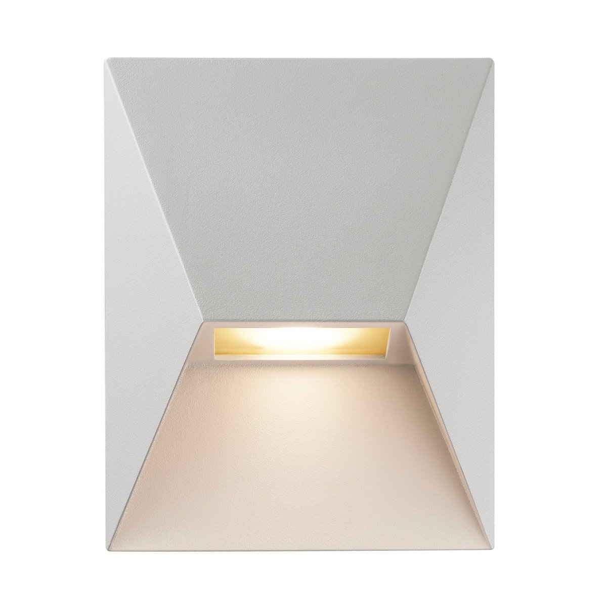 Applique murale extérieure architecturale en aluminium, PONTIO 15 blanc, NORDLUX