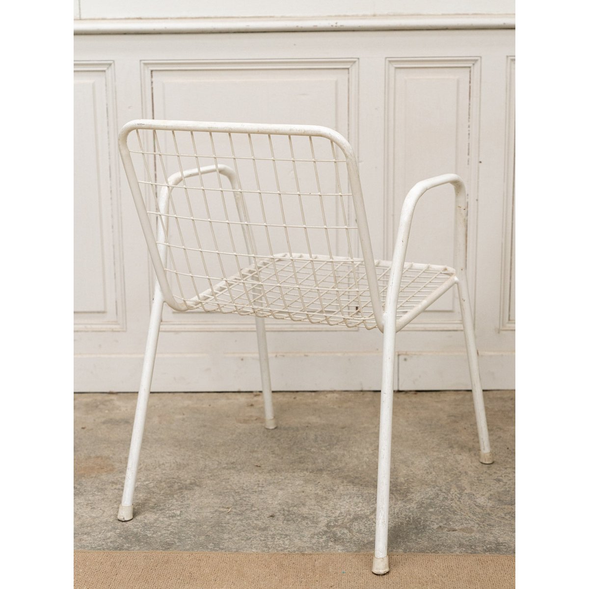 Chaise de jardin blanche EMU Alma N°1697 - Bon état blanc, DEBONGOUT