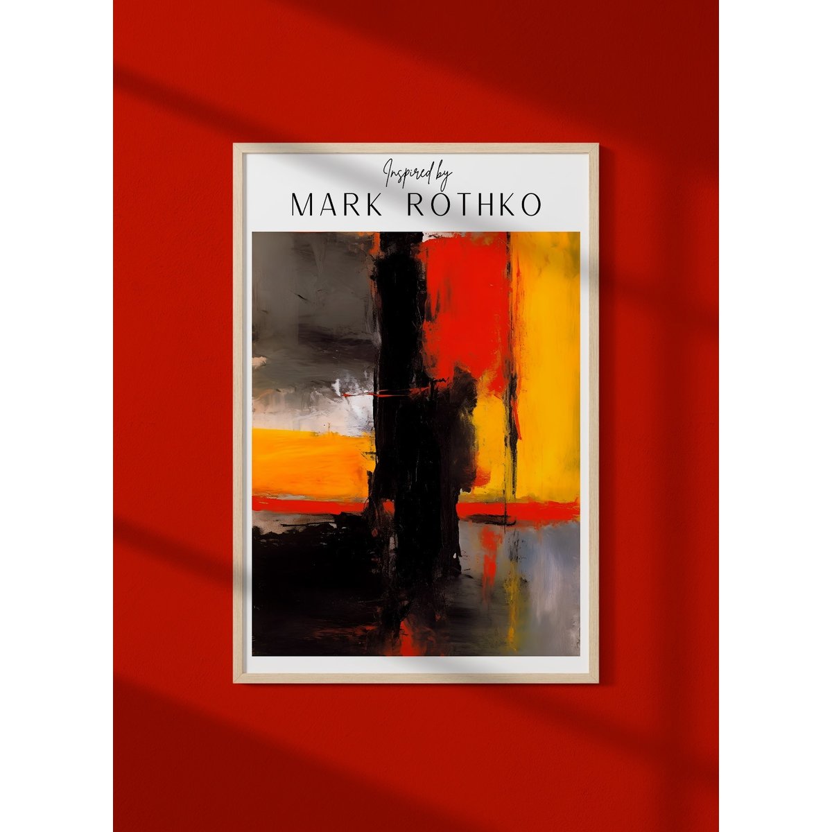 Affiche Mark Rothko n°20 blanc, L'AFFICHERIE