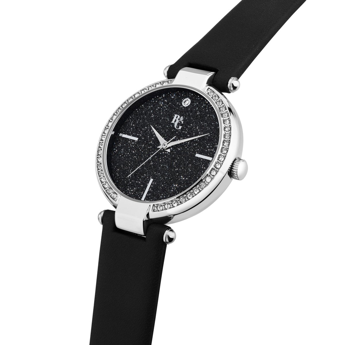 Montre LUMINOSA noir, mat, B&G