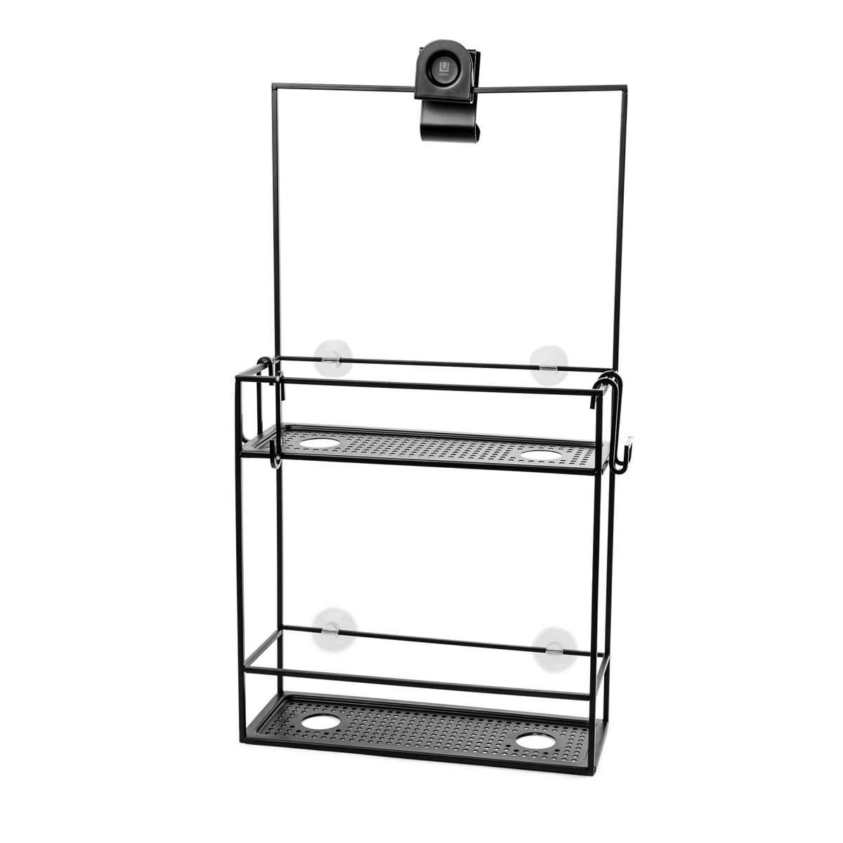 Étagère de douche design CUBIKO noir, UMBRA