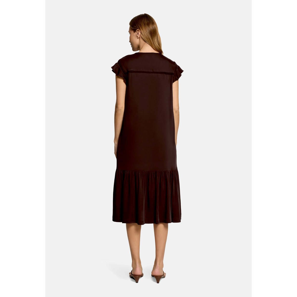 Robe casual à manches à ailettes molé, CARTOON