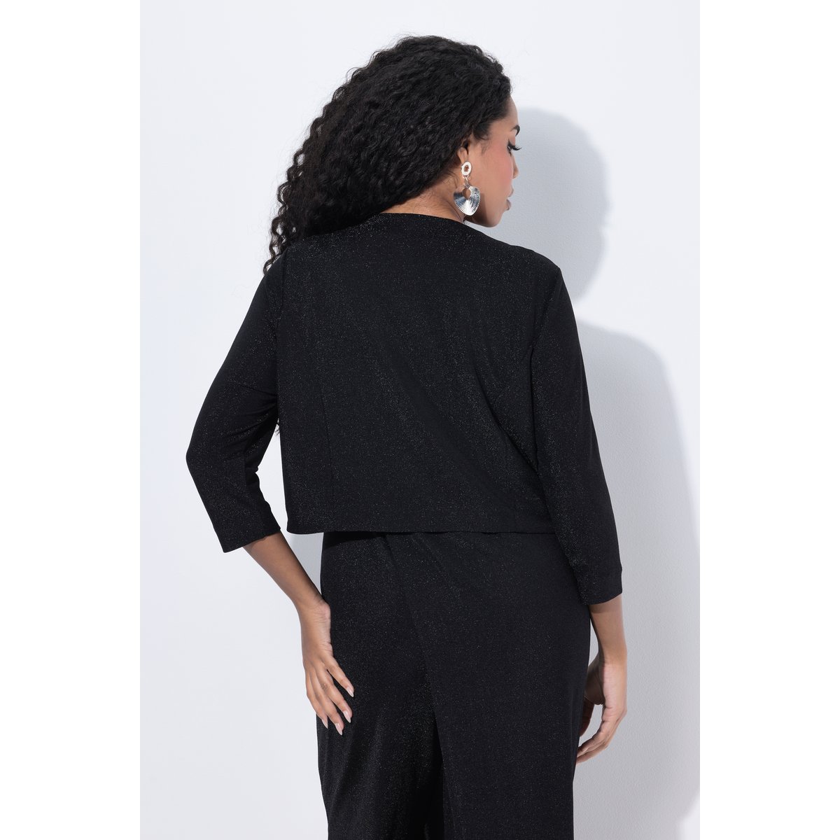 Veste boléro coupe Boxy Fit noir, ULLA POPKEN