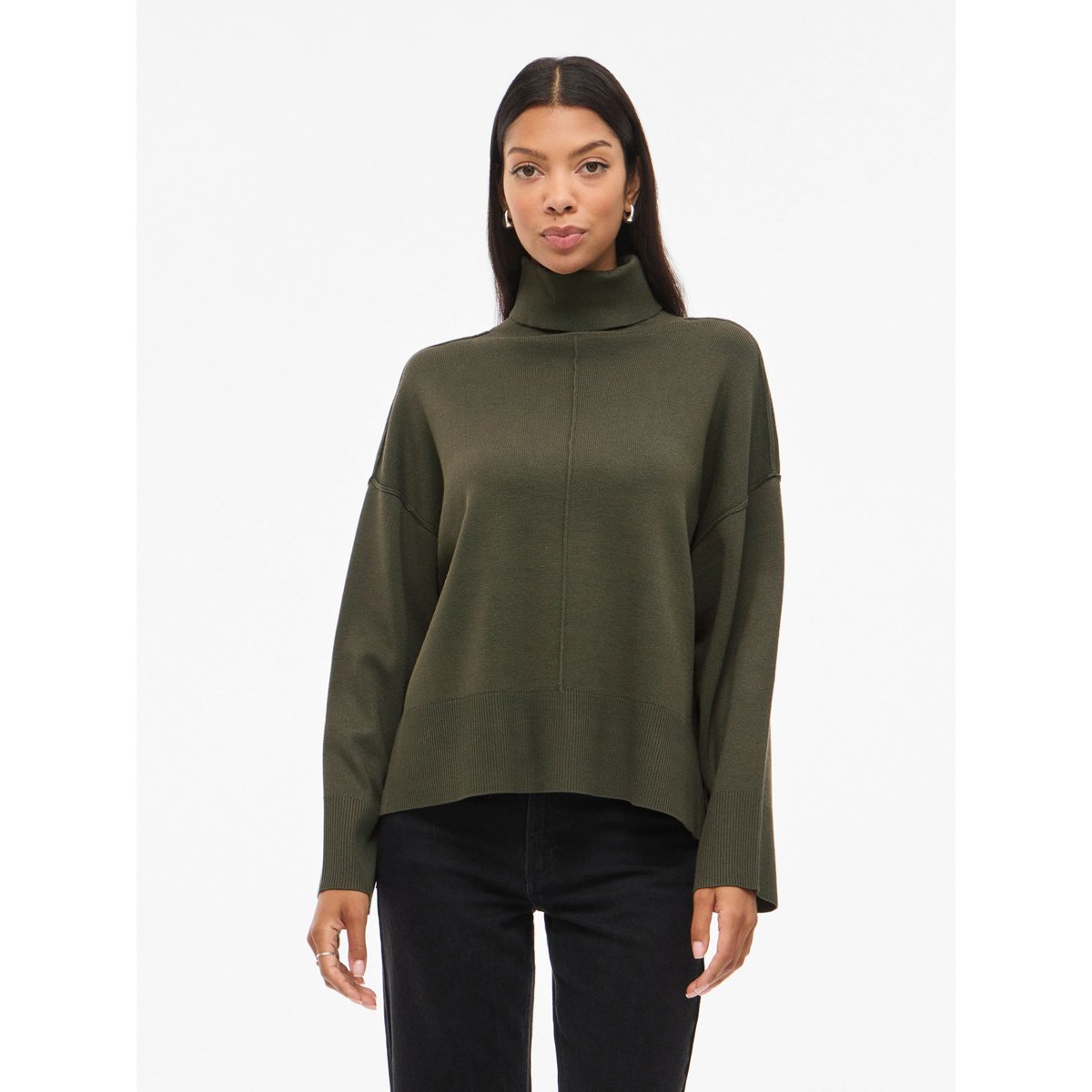Pull En Maille VIOSTRIA - Col roulé deep depths, VILA