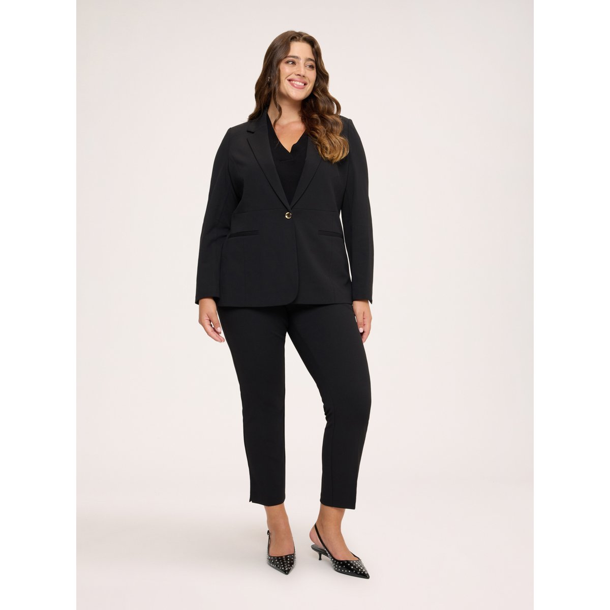 Blazer déstructuré noir, FIORELLA RUBINO