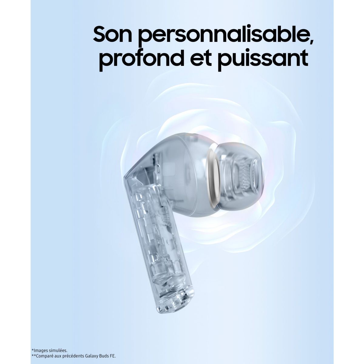 Ecouteurs Galaxy Buds3 FE Noir noir, SAMSUNG