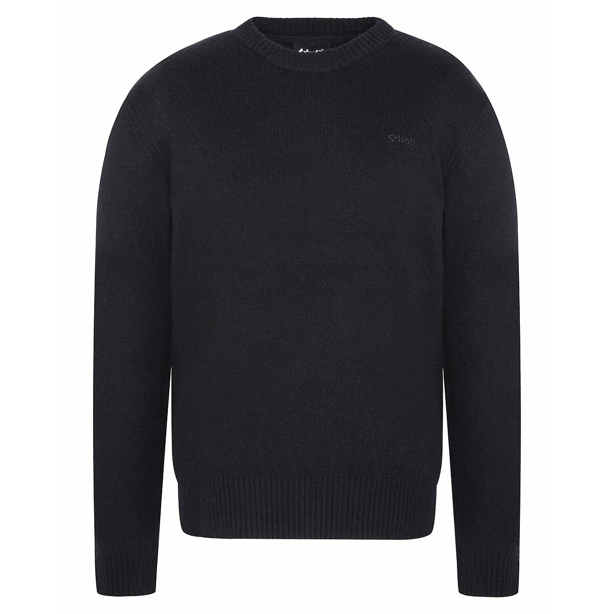 Pull col rond Lance1 noir, SCHOTT