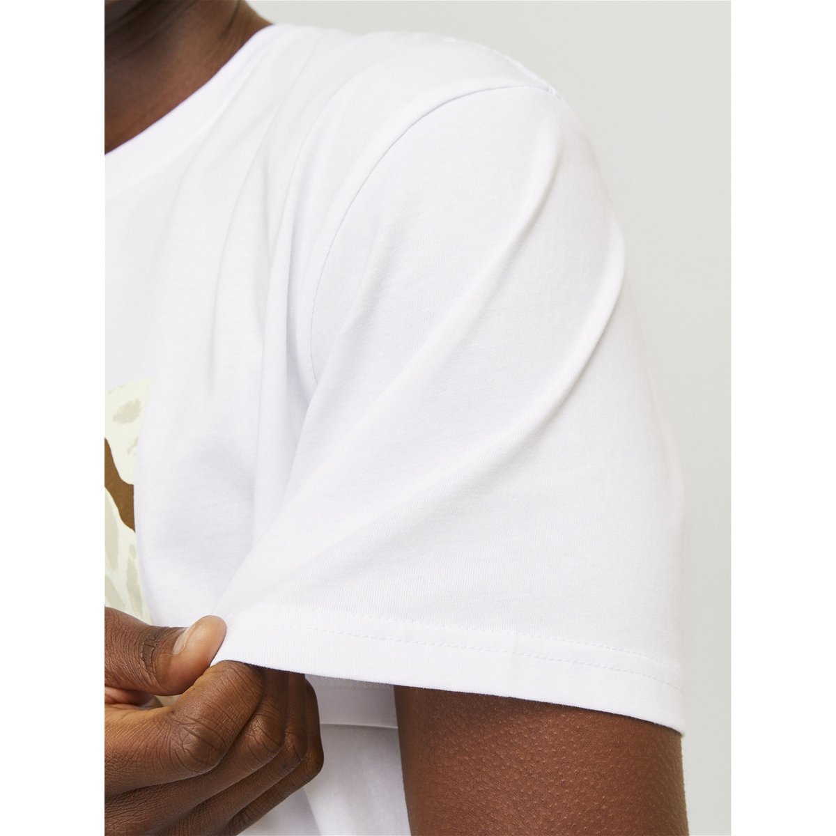 T-Shirt bright white, JACK & JONES