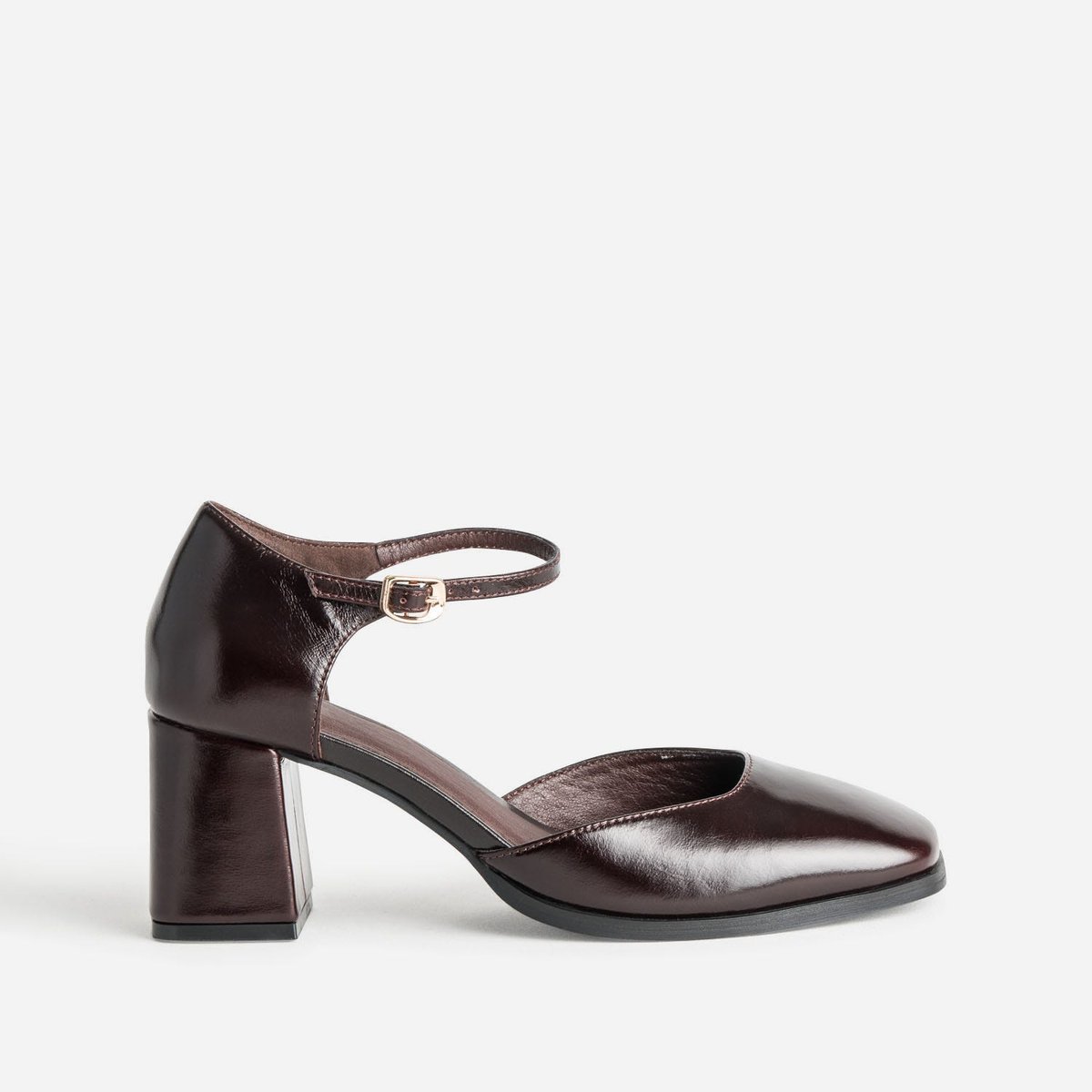 Escarpin en cuir ALEX chocolat, ERAM