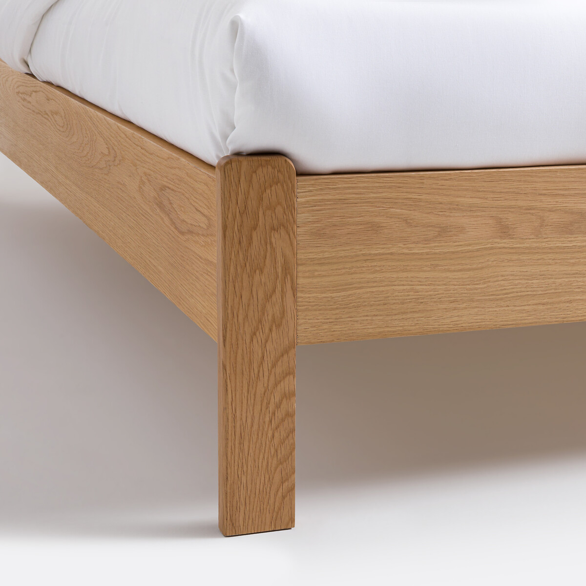 Lit avec sommier et tête de lit cannage, Homi naturel, LA REDOUTE INTERIEURS