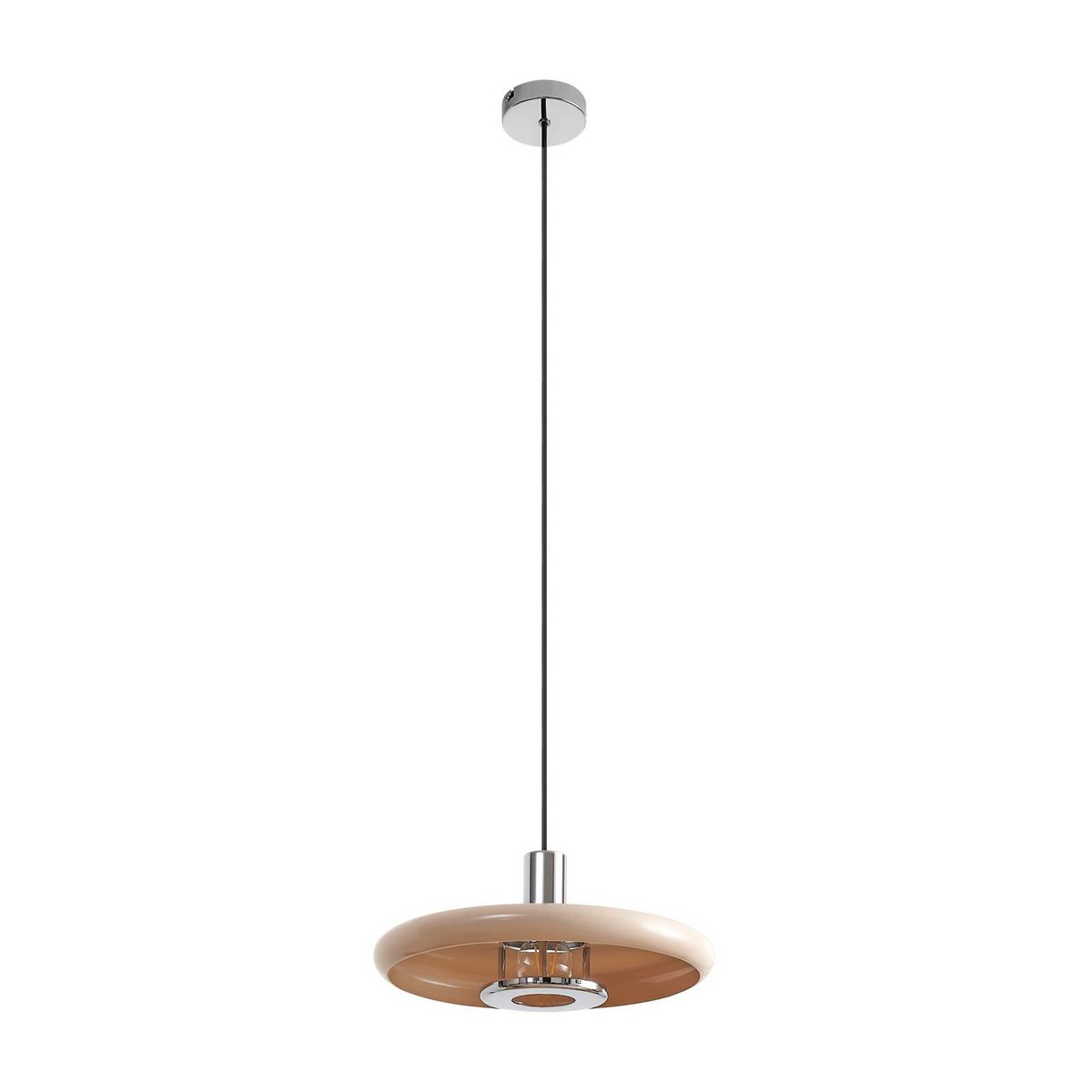 Suspension en métal vintage, Branford beige, LINDBY